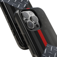 Volunteer Firefighter Maltese Cross & Thin Red Line Tough Phone Cases - firestationstore.com