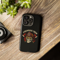 Firefighter Firehouse Crew, Skull Design, Phone Case - firestationstore.com