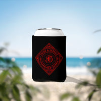 FD Diamond Service and Brotherhood Red - Can Cooler Sleeve, Insulated Beverage Holder
