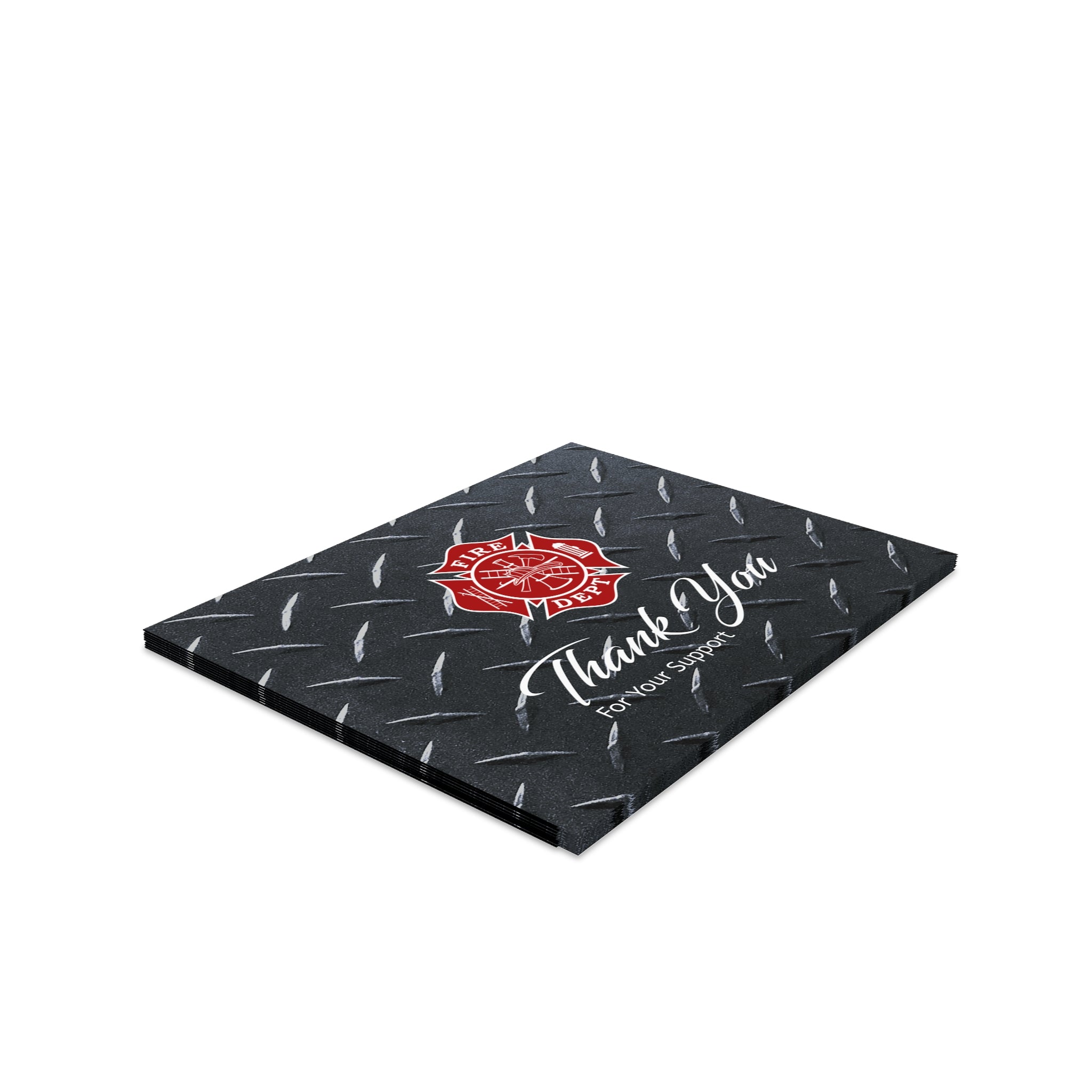 Firefighter Thank You For Your Support - Greeting Cards (8, 16, and 24 pcs)