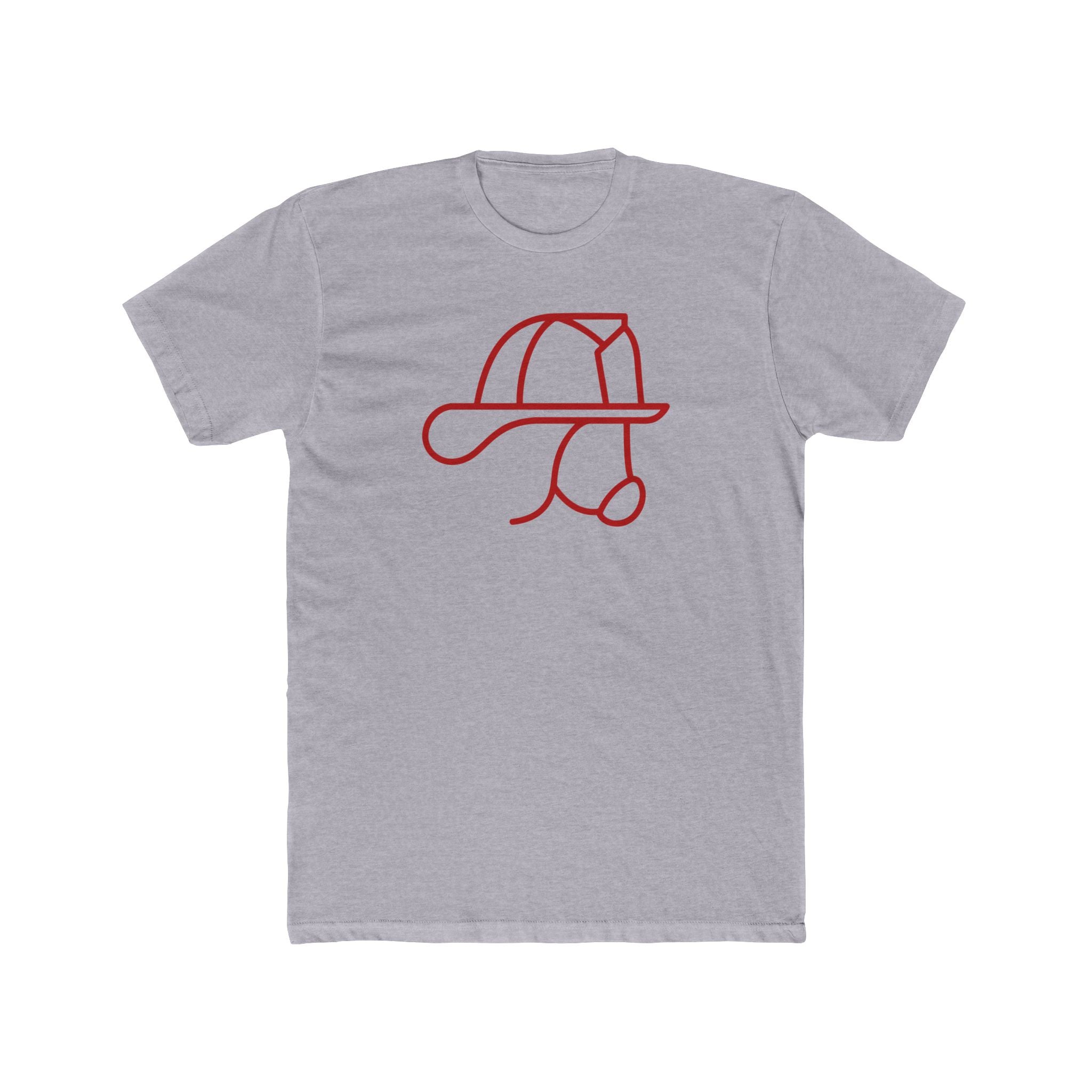 Firefighter Helmet Line Art Edition Tee