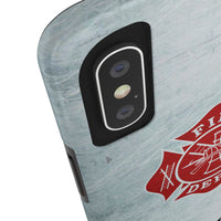 Firefighter Metalic Printed Case Mate Tough Phone Cases - firestationstore.com
