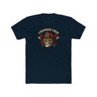 Firehouse Crew Skull T-Shirt | Unisex Cotton Tee for Firefighters