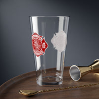 Volunteer Firefighter Pint Glass, 16oz | Custom Barware