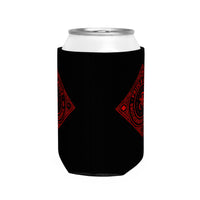 FD Diamond Service and Brotherhood Red - Can Cooler Sleeve, Insulated Beverage Holder