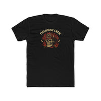 Firehouse Crew Skull T-Shirt V2 | Cotton Tee for Firefighters
