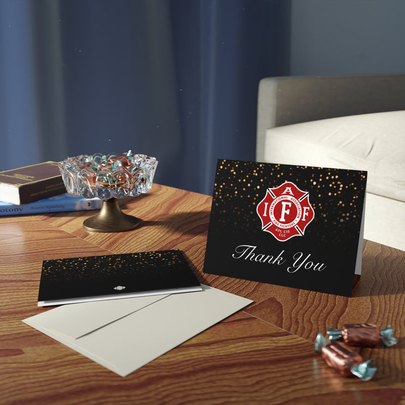 Firefighter Thank You Greeting Cards (8, 16, and 24 pcs)
