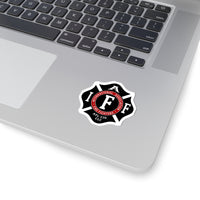 IAFF Shape Cut Stickers