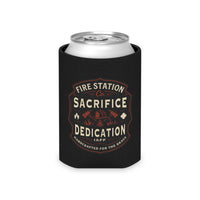 Fire Station 'Sacrifice & Dedication' Koozie Can Cooler