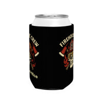 Fire House Crew Helmet - Honor & Sacrifice Can Cooler Sleeve, Insulated Beverage Holder