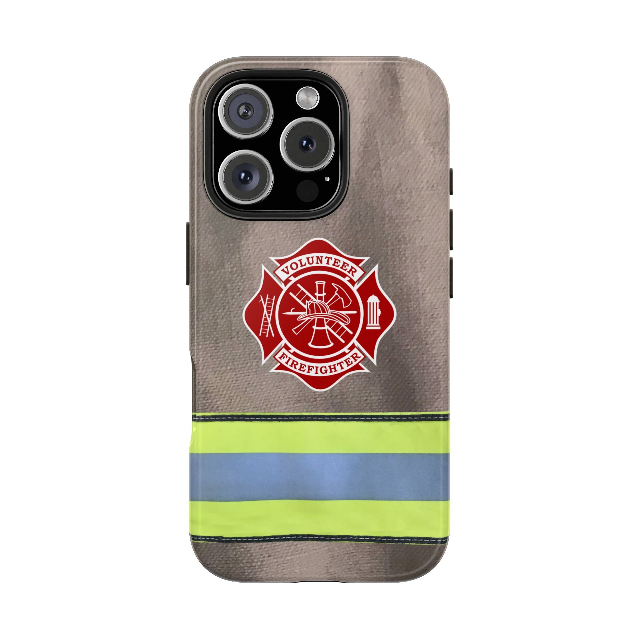 Volunteer Firefighter Jacket Tough Phone Cases - firestationstore.com
