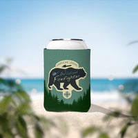 Wildland Firefighter American Legend Can Cooler Sleeve, Insulated Beverage Holder