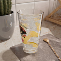 Firehouse Crew V2 - Maltese Cross Firefighter Pint Glass, 16oz | Custom Barware