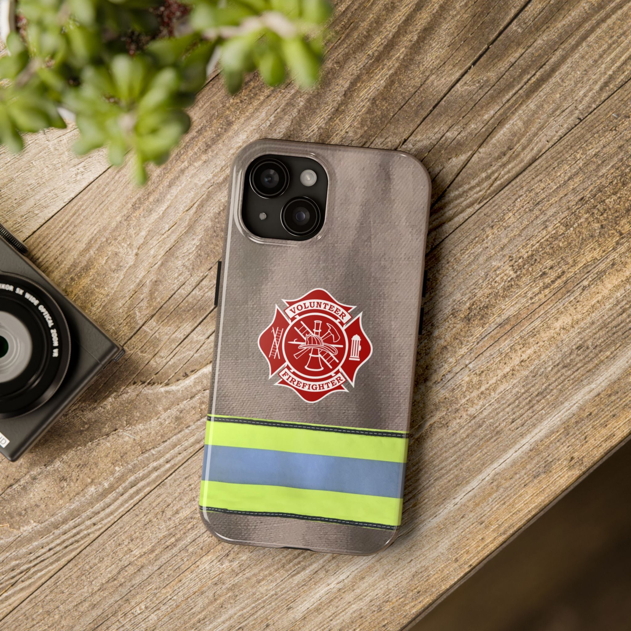 Volunteer Firefighter Jacket Tough Phone Cases - firestationstore.com