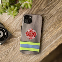 Volunteer Firefighter Jacket Tough Phone Cases - firestationstore.com