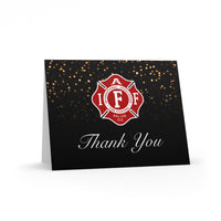 Firefighter Thank You Greeting Cards (8, 16, and 24 pcs)