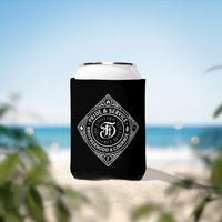 Service and Brotherhood White - Can Cooler Sleeve, Insulated Beverage Holder