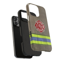 Firefighter Jacket v2 Tough Phone Cases - firestationstore.com