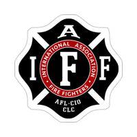 IAFF Shape Cut Stickers