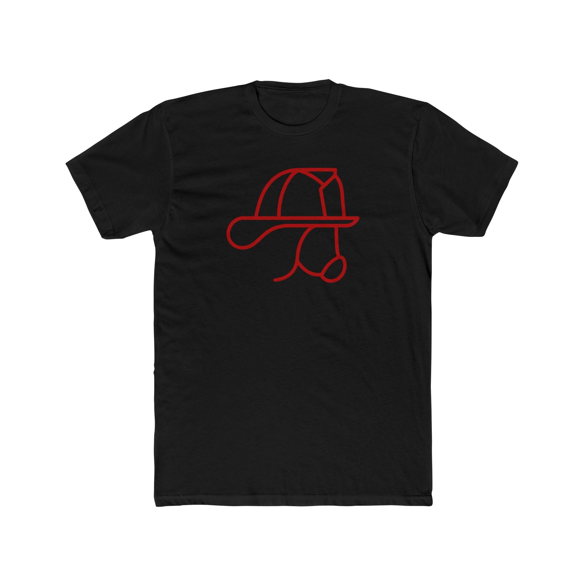 Firefighter Helmet Line Art Edition Tee