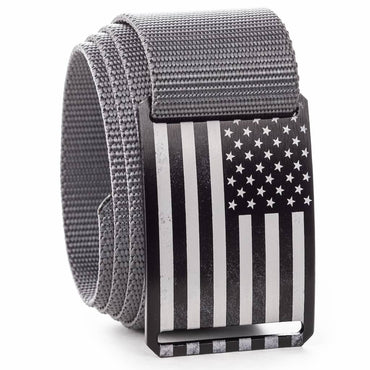 Tactical USA Black Flag Belt (1.75") - firestationstore.com