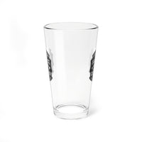 Fire Station (Sacrifice • Dedication) Mixing Glass BW – 16oz Beer & Cocktail Glass