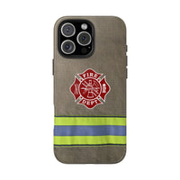 Firefighter Jacket v2 Tough Phone Cases - firestationstore.com