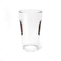 Firehouse Crew – Vintage Fire Department Badge Mixing Glass – 16oz Beer & Cocktail Glass