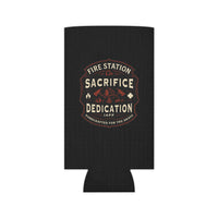 Fire Station 'Sacrifice & Dedication' Koozie Can Cooler