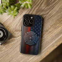 Phone Case - Firefighter Thin Red Line Tough Case - firestationstore.com
