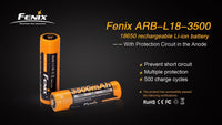 Fenix ARB-L18-3500 High-Capacity 18650 Battery - 3500mAh - firestationstore.com