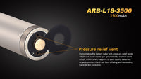 Fenix ARB-L18-3500 High-Capacity 18650 Battery - 3500mAh - firestationstore.com