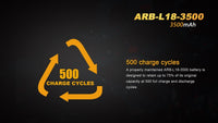 Fenix ARB-L18-3500 High-Capacity 18650 Battery - 3500mAh - firestationstore.com