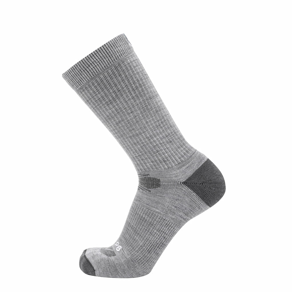 Ash - Casual Crew Midweight Merino Wool Sock - firestationstore.com