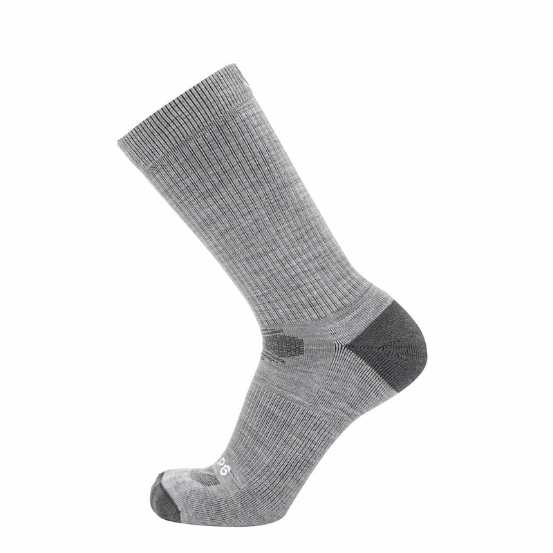 Ash - Casual Crew Midweight Merino Wool Sock - firestationstore.com