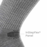 Ash - Casual Crew Midweight Merino Wool Sock - firestationstore.com