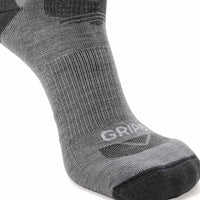Ash - Casual Crew Midweight Merino Wool Sock - firestationstore.com