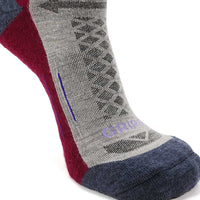 Berry - Hike Crew Midweight Merino Wool Sock - firestationstore.com