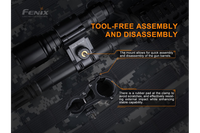Fenix ALG-18 Flashlight Barrel Mount - firestationstore.com