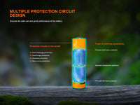 Fenix ARB-L18-4000U High-Capacity USB Rechargeable 18650 Battery - 4000mAh - firestationstore.com