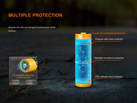 Fenix ARB-L21-6000 Rechargeable 21700 Li-ion Battery - 6000 mAh - firestationstore.com