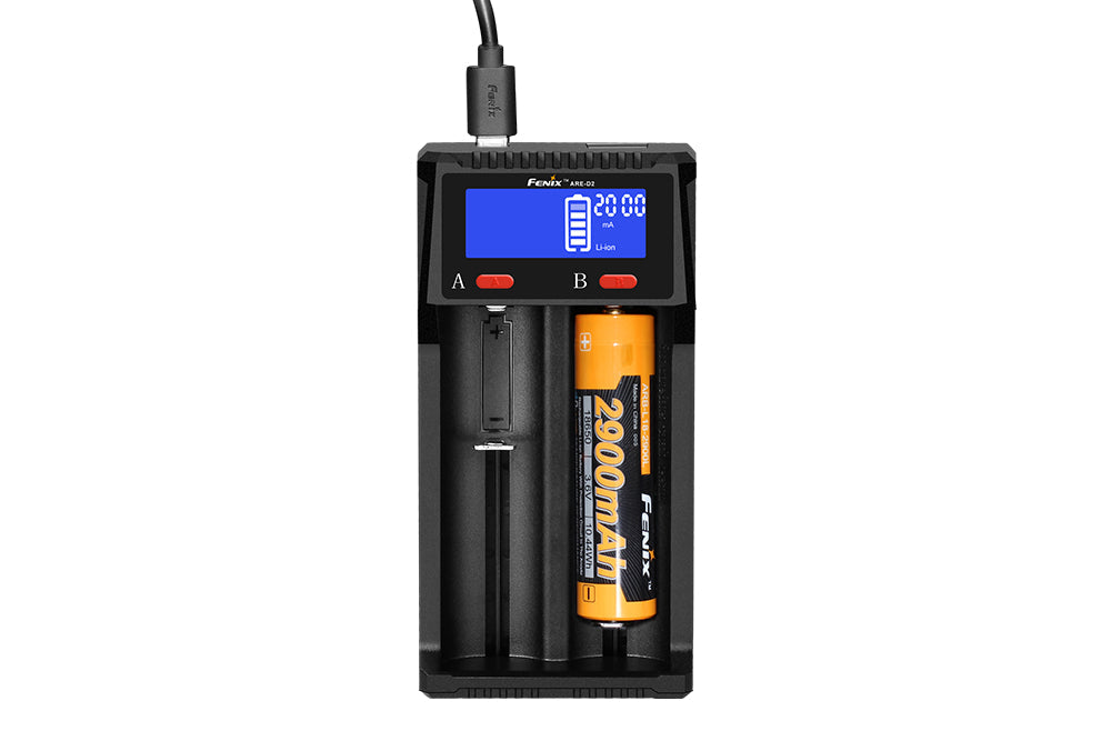Fenix ARE-D2 Dual Channel Smart Battery Charger - firestationstore.com