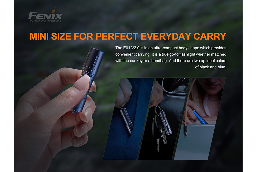 Fenix E01 V2.0 AAA LED Flashlight - firestationstore.com
