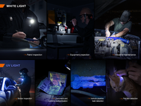 Fenix SW05R Multipurpose Clip-On Light with Red or UV Output