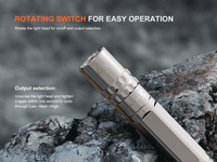 Fenix SilvGlow Limited Edition Collector's AAA Flashlight - firestationstore.com