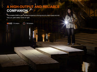 Fenix E06R Keychain Light with White, UV, and Red Laser Lights