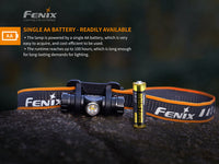 Fenix HM23 Compact Hiking and Running Headlamp - Discontinued - firestationstore.com