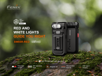 Fenix SW05R Multipurpose Clip-On Light with Red or UV Output
