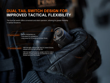 Fenix TK17 Dual Switch Tactical Flashlight