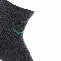 3 Pack Wave - Run 1/4 Crew Runweight Merino Wool Sock - firestationstore.com
